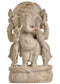 Standing Lord Ganesha - Pink Soft Stone Statue