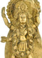 Goddess Dakshineshwari Mahakali - Brass Statue 11"
