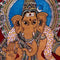 Lord Ganesha Seated on Lotus - Kalamkari Painting