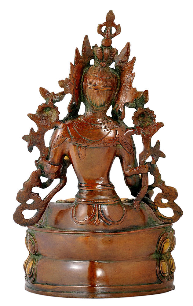 Buddhist Goddess Tara - Brass Statue