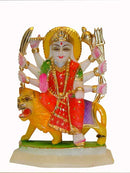 Durga Mata - Hand Painted Statue 6"