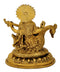 Hamsavahini Devi Saraswati Brass Statue