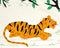 Roaring Tigers - Cotton Applique Work