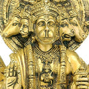 Panchmukhi Hanuman Brass Sculpture