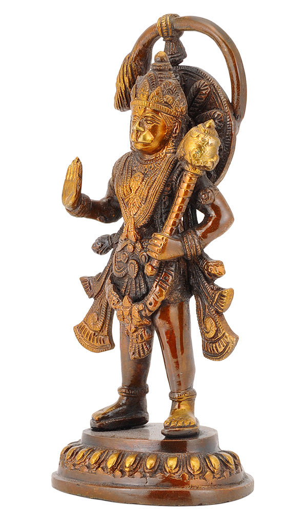 Blessing Hanuman Ji Brass Figure