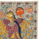 Ten Armed Devi Durga - Traditional Madhubani Painting