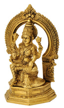 Blessing Devi Mahalakshmi - Exquisite Brass Sculpture