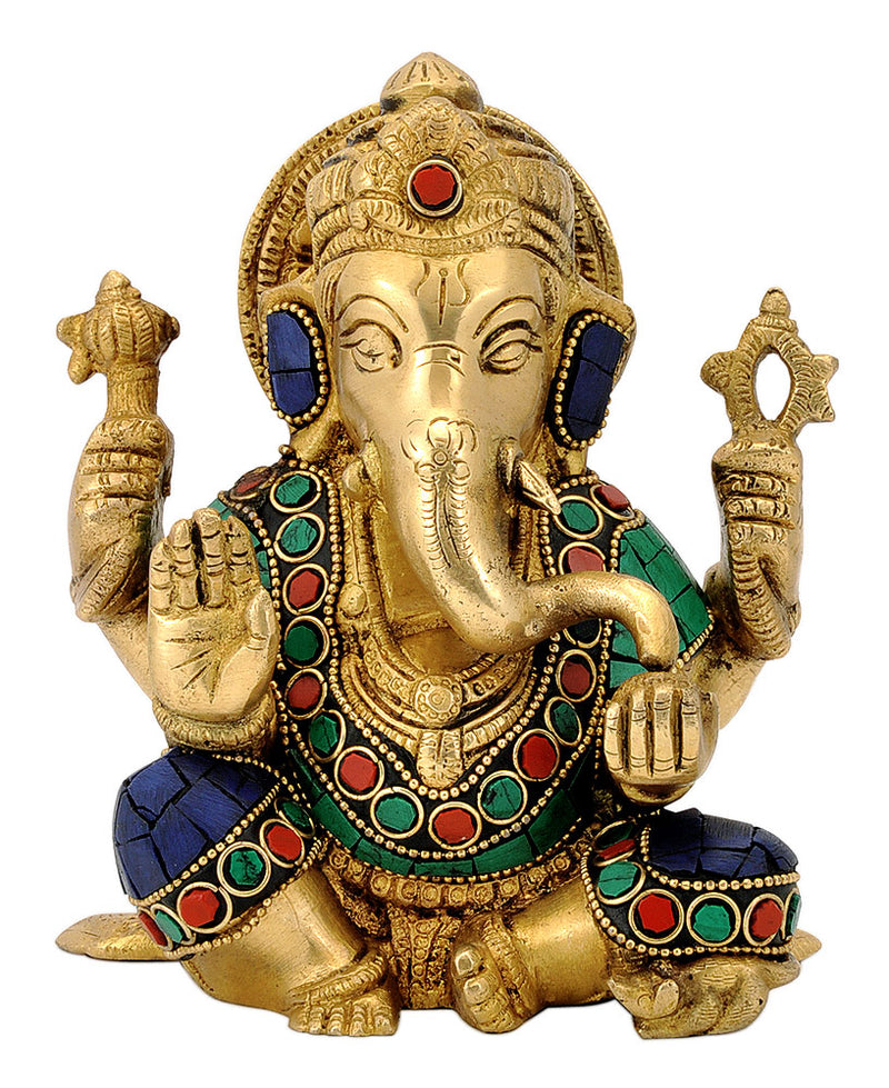 Shri Ganesh Brass Idol