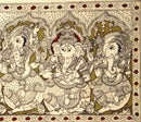 God Ganesha  In Ashta Roopa - Kalamkari Painting