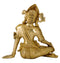 Golden God "Devraj Lord Indra" Brass Statue