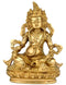 Seated Lord Kuber - Brass Sculpture