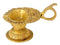 Floral Puja Brass Wick Lamp