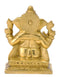 God Ganesh Brass Figure 6"