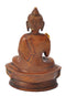 Blessing Buddha Colored Brass Figure
