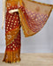 Red & Orange Saree with All-Over Bootis