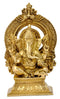 Four Armed Lord Vinayaka Statue with Beautiful Aureole
