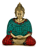 Dhyani Buddha - Brass Scupture