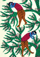 Women's Chores - Gond Painting of Central India