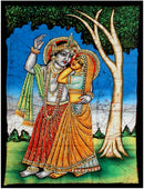Divine Couple 'Sri Radha Krishna' - Batik Painting