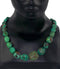 Dynamic Girl Necklace - Reconstituted Turquoise Fusion Jewelry