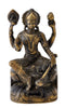 Antique Finish Seated Lord Vishnu Unique Statue