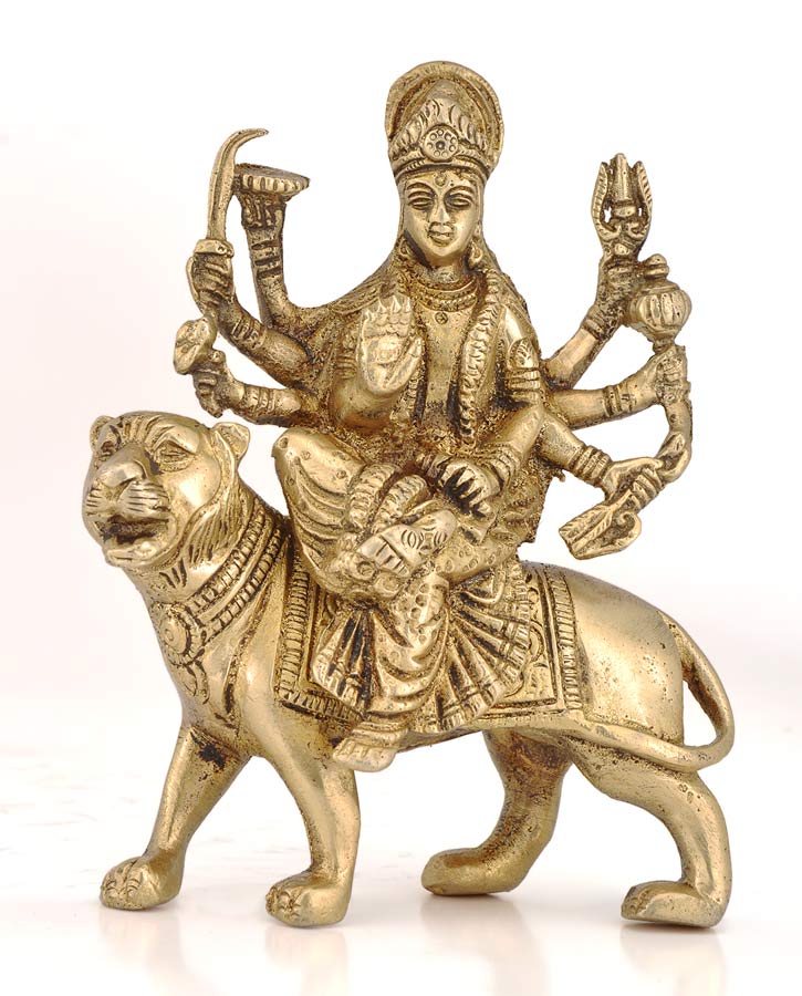 Durga Maa - Brass Figurine
