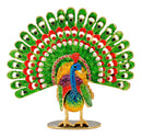 Good Luck Wing Spread Peacock Statue for Home