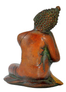 Resting Budhha Brass Figurine