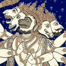 Virat Hanuman - Patachitra Painting