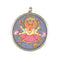 Lord Ganesha seated on Chowki - Handmade Pendant