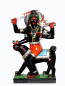 Kaal Bhairav-Black Stone Sculpture 18"