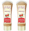 Lotus Herbals Berry Scrub Strawberry & Aloe Vera Exfoliating Face Wash 80gm set of 2