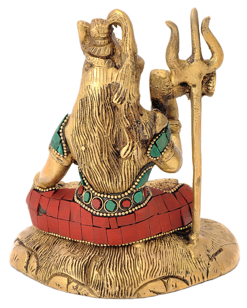 Lord Shiva Mahadev Brass Sculpture