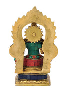 Devi Ma Lakshmi Temple Brass Statue