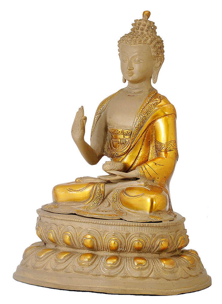 Vitarka Mudra Buddha on Lotus Base