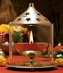Akhand Diya Puja Room