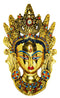 Buddhist Deity Goddess Tara Golden Mask Home Decor Metal Hanging