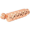 Diamond Hammered Design Leak Proof Copper Bottle 1 Ltr