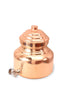 Handmade Copper Water Pot Container with Lid 2.5 Ltr.