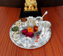 Siler Plated Divine Pooja Thali Set