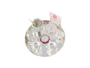 Silver Plated Pooja Thali Set With Free German Silver Coin