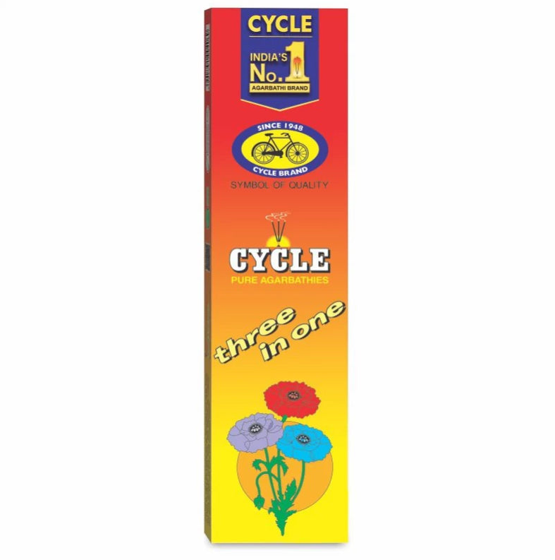 Cycle: Three in One Agarbatti Pack of 10