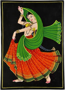 'Gracious Dance' Handmade Nirmal Painting
