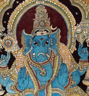 Shri Lakshmi Ganesh Saraswati - Kalamkari Painting