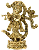 Yogeshwar Shri Krishna - Brass Statue