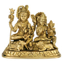 Lord Shiva Parivar - Brass Statue