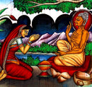 Buddha & Sujata - Batik Painting 45"