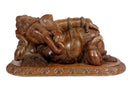 Sayana "Sleeping" Ganesha - Wood Statue