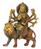 Mata Sherawali - Brass Sculpture