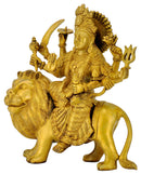 Ashtabhuja Durga Brass Figurine
